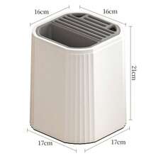 Kitchen Utensils Multi-Functional Storage Box With Rotatable Slot For Knives, Chopsticks And Spoons, Various Cooking Tools Organizer - Kitchen Storage Knife Rack - View 2