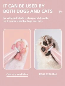 1入組無電池寵物剃毛器，加寬刀片適用於修剪貓狗毛髮 - 彩色 - 查看 3
