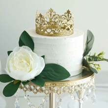 1pc Alloy Bridal Crown, Princess Tiara For Birthday, Wedding Party Decoration, Flower Bouquet Accessorize For Valentine's Day, Women's Day, Mother's Day