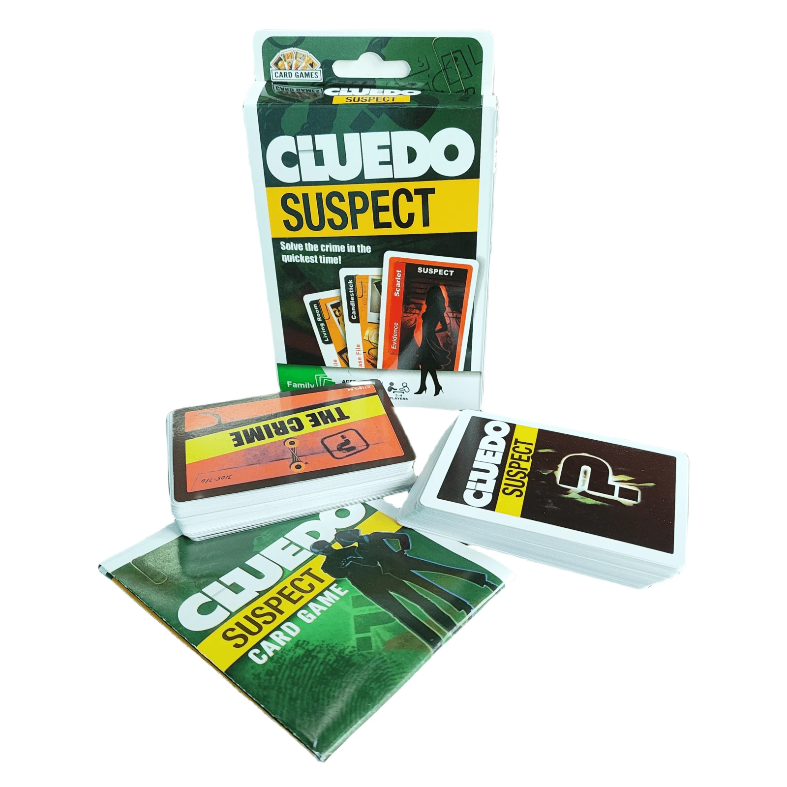 Cluedo Verdächtigenkarten Spiel all der Spaß von Clue lösen Sie das