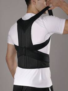 VBOSI (BUY A SIZE UP) Women Men Adjustable Unisex Sporty Back Brace Waist Support Posture Corrector