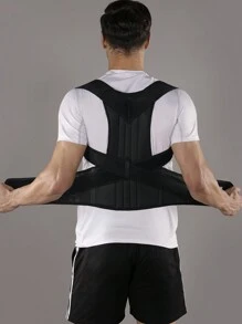 VBOSI (BUY A SIZE UP) Women Men Adjustable Unisex Sporty Back Brace Waist Support Posture Corrector