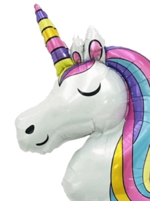 6入組彩色馬氣球，包含馬卡龍和彩虹星箔氣球的派對裝飾，適用於生日、婚禮和派對裝飾用品 - 彩色 - 查看 4