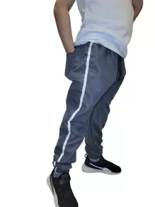 Tween Boys Pants - 灰色 - 查看 4