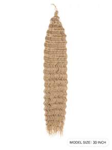 Deep Curly Hair Extensions Ocean Wave Crochet Hair Extensions Deep Wave Crochet Hair Extensions 1Pack 30Inch Synthetic Twist Ripple Curly Braiding Hair For Women