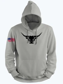 W.R. RIBEIRO Men Hoodies - Màu Xám nhạt - Xem 1