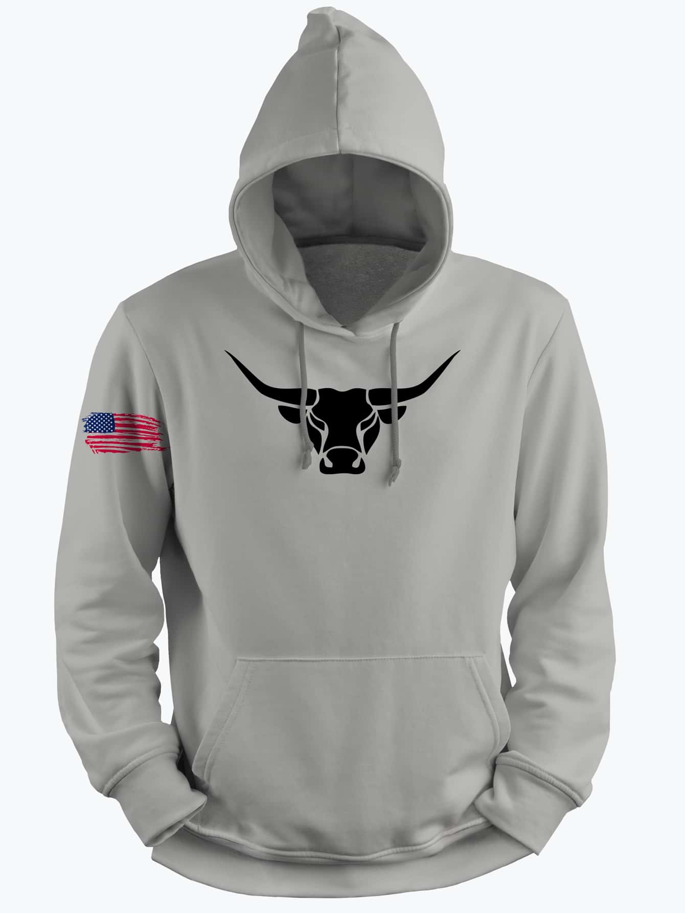 W.R. RIBEIRO Men Hoodies - Màu Xám nhạt - Xem 1