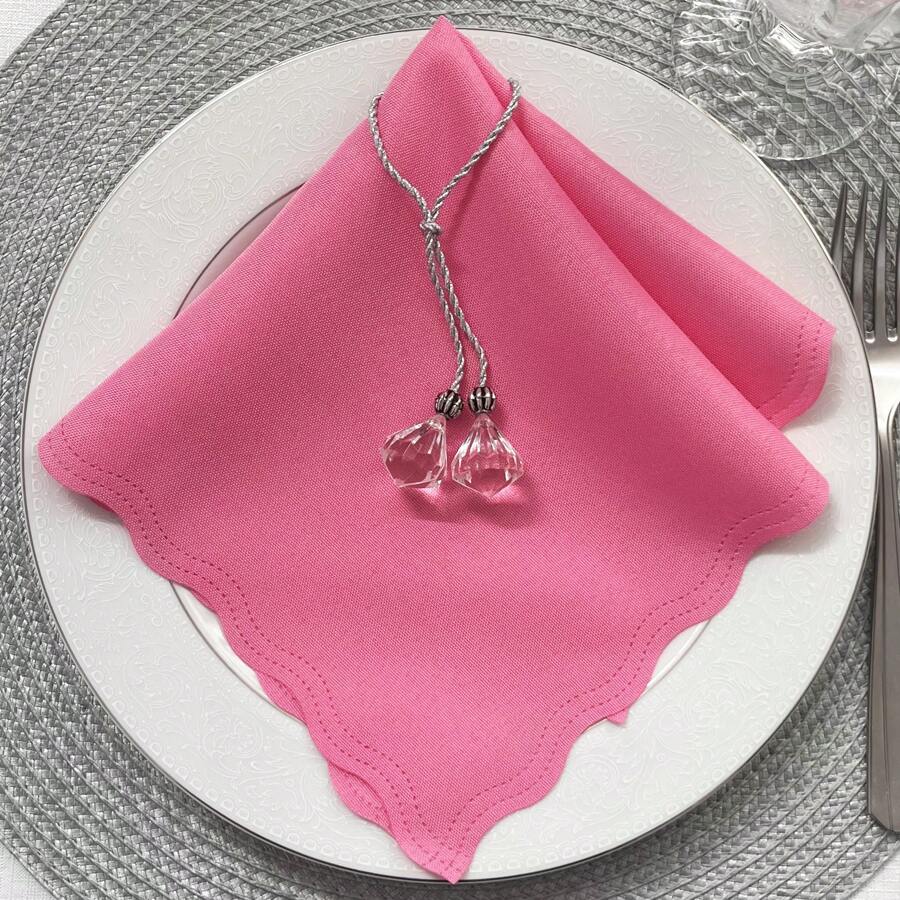 Table Napkins - Hot Pink - View 1