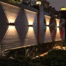 Illuminate Your Outdoor Space With 1 Solar Fence Light – Waterproof, Color-Changing, From Dusk Till Dawn! - Black - View 4