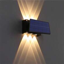 Illuminate Your Outdoor Space With 1 Solar Fence Light – Waterproof, Color-Changing, From Dusk Till Dawn! - Black - View 9