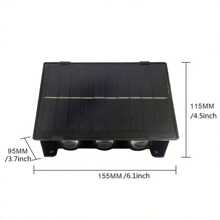 Illuminate Your Outdoor Space With 1 Solar Fence Light – Waterproof, Color-Changing, From Dusk Till Dawn! - Black - View 5