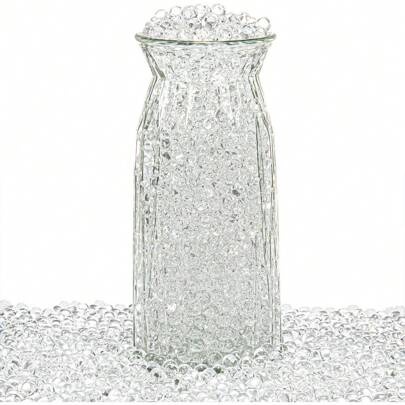 51,000 Pcs Orbeez  Clear Water Beads For Vase,Jelly Water Beads, Vase Fillers For Floating Pearls, Floating Candle Making, Wedding Centerpiece, Floral Arrangement, Christmas Decoration