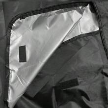 Cobertores para lavadora y secadora adecuados para lavadoras de carga frontal, cubierta superior protectora impermeable para lavadora para uso exterior - Negro - Ver 6