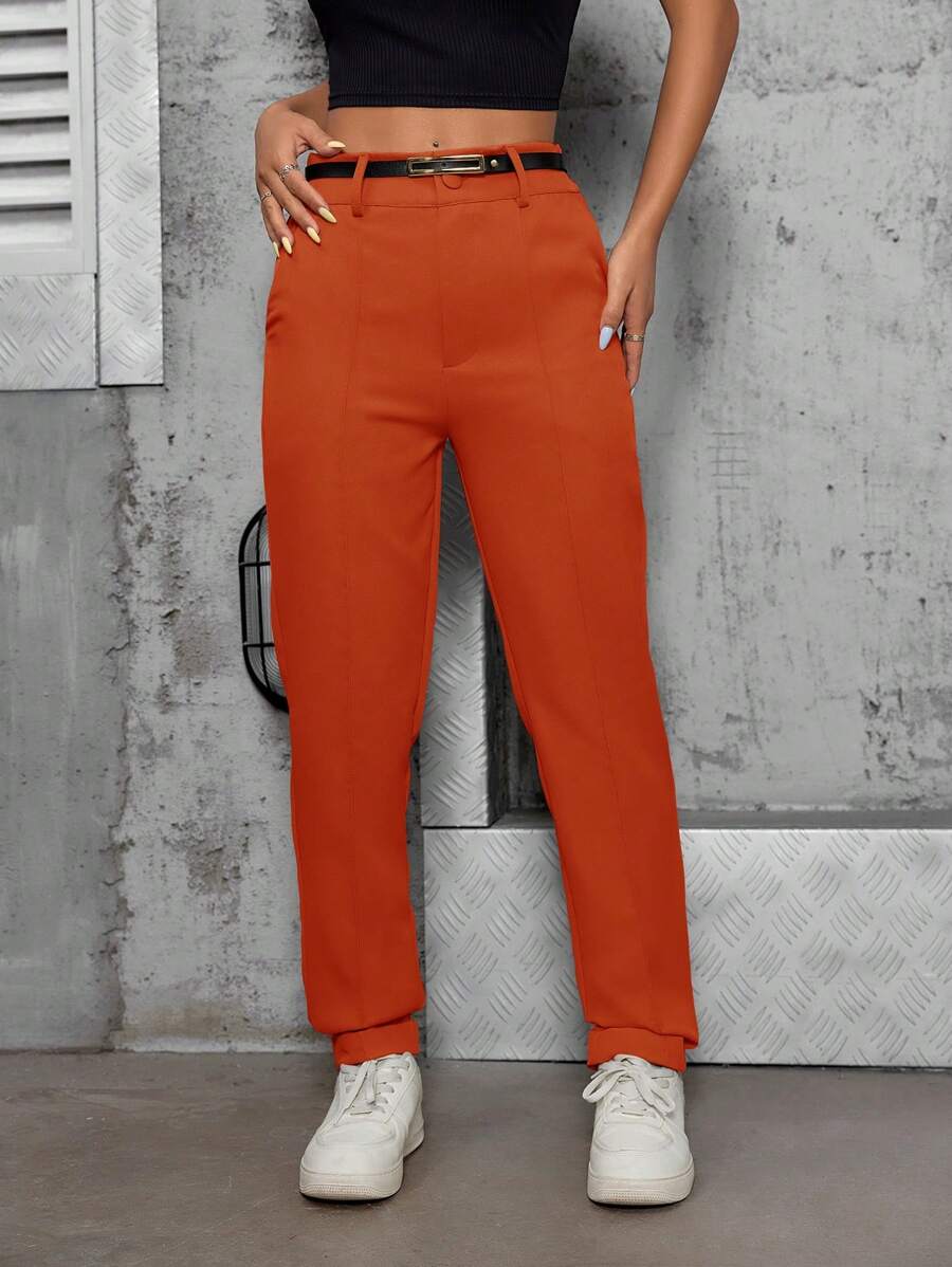 Women Pants - Orange - View 1