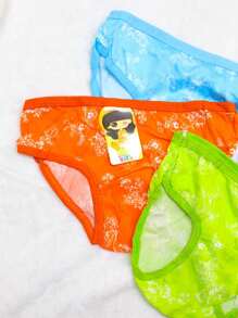 Set de 6 calzones para niña con diseño floral, multicolor , algodón, fresco. (Los colores se envían al azar) - Multicolor - Ver 2