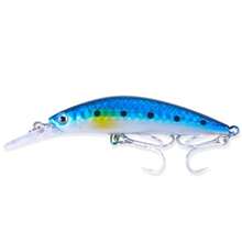 HENGJIA 1pc 9cm 17.2g Long Casting Sinking Wobbler Minnow Hard Bait Strong Sharp 6# Treble Hook Flounder Sea Bass Freshwater Saltwater Sea Fishing Lure - 9# - View 22