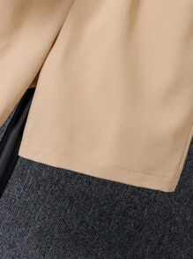 Tween Boy Knitted Short Sleeve And Shorts Set, Summer Casual And Comfortable Simple Printed Holiday Style 2-Piece