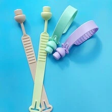 1入組馬桶蓋升降器創意式馬桶蓋手柄，防髒馬桶蓋開啟器，馬桶座椅手柄，馬桶蓋升降器 - 黃色 - 查看 4