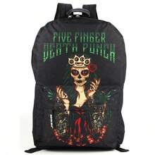 Rock Sax Day Of Dead Five Finger Death Punch Backpack (Black) - Black - View 1