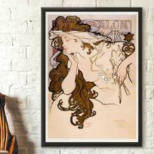 GJCD 1 Áp Phích In Hình Alphonse Mucha, Áp Phích Theo Phong Cách Tân Nghệ Thuật, Giấy In Ảnh Tranh Nghệ Thuật Treo Tường, Hình In Thẩm Mỹ Cổ Điển, Trang Trí Lãng Mạn, Tranh Treo Tường Tác Phẩm Nghệ Thuật Retro Cho Phòng Khách Phòng Ngủ Văn Phòng Nhà Bếp Phòng Trưng Bày Hành Lang Trang Trí Tường Nhà, Không Gọng - Nhiều màu - Xem 16