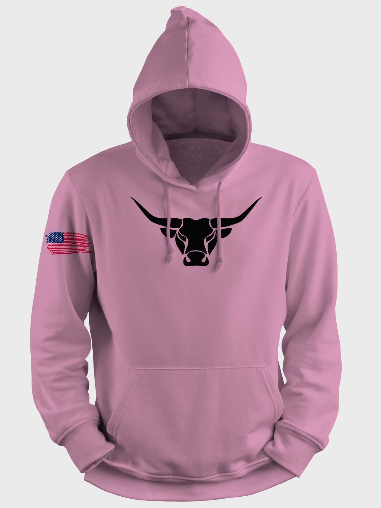 W.R. RIBEIRO Men Hoodies - Baby Pink - View 1