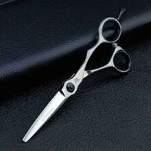 5.5/6.0 英寸 Univinlions 哑光银 440C 日本美发剪刀打薄剪刀理发店专业理发剪刀狗狗美容剪刀宠物美容剪刀，返校、旅行度假必备，女士发饰