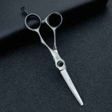 5.5/6.0 英寸 Univinlions 哑光银 440C 日本美发剪刀打薄剪刀理发店专业理发剪刀狗狗美容剪刀宠物美容剪刀，返校、旅行度假必备，女士发饰