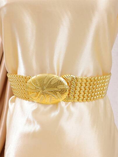 Exquisite Iron Sheet Material Women's Waist Chain,  Vintage Belt For Bridal Gowns And Long Robes, Wearing A Gold-Plated Decoration, Women's Body Chain Accessories