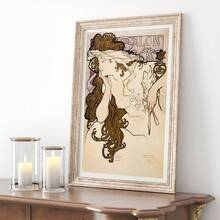 GJCD 1 Áp Phích In Hình Alphonse Mucha, Áp Phích Theo Phong Cách Tân Nghệ Thuật, Giấy In Ảnh Tranh Nghệ Thuật Treo Tường, Hình In Thẩm Mỹ Cổ Điển, Trang Trí Lãng Mạn, Tranh Treo Tường Tác Phẩm Nghệ Thuật Retro Cho Phòng Khách Phòng Ngủ Văn Phòng Nhà Bếp Phòng Trưng Bày Hành Lang Trang Trí Tường Nhà, Không Gọng - Nhiều màu - Xem 5