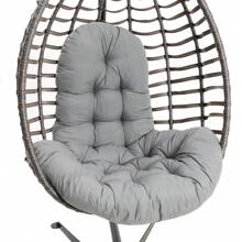 Live And Home 3 Colors Outdoor Tufted Hanging Egg Chair Thick Cushion,Swing Chair Pad,Swing Chair Seat Cushion,Bench Cushion,Sun Lounger Rocking Cushion,Hanging Chair Backrest Pillow,Soft Comfortable Basket Chair Seat Cushion,Hammock Chair Seat Pads,Sofa Cushion,Chair Seat Mat For Relaxer Patio Garden Lounge