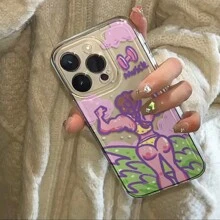 Self Disciplined And Strong Fitness Girl Pattern Printed Transparent Soft Case Anti Drop Case Compatible With Iphone 11 13 12 14 15 Pro/Plus/Promax/X/XS XR XSMAX 7/8 - Clear - View 2