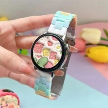 KPFLY Dây đeo đồng hồ nhựa Dây đeo đồng hồ thay thế cho nam nữ Dây đeo đồng hồ thời trang thông thường phát hành nhanh Vòng tay đồng hồ thông minh thân thiện với da nhẹ 20/22mm làm quà tặng cho học sinh đi học trở lại - 20mm - Xem 3