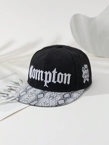 Gorra de béisbol unisex de estilo hip-hop con letras en inglés, ajustable a la circunferencia de la cabeza, sombrero personalizado adecuado para uso diario - A - Ver 3