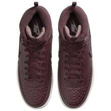 Nike Court Vision Mid Winter - Men's - Burgundy Crush/White/Black - View 5
