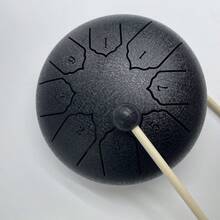 1入初學者經典款便攜式八音鋼鼓，手持音樂樂器，音樂愛好者必備，可輕鬆演奏釋放壓力與焦慮，適用於野營、旅行、日常生活、節日和生日，是完美的禮物 - 彩色 - 查看 8