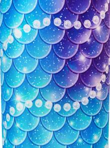 年輕女孩一件式美人魚尾裙泳裝，適用於表演