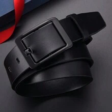 O curea pentru femei și bărbați, simplă și versatilă, cataramă neagră cu ac pentru studenți, decorațiune personalizată, curea pentru femei mărime mare vară, școală toamnă, toamnă, Halloween