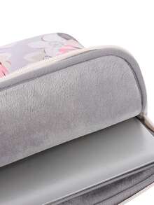Case Bag Briefcase For Laptop 15 14 Woman With Handle - Azul - Ver 3