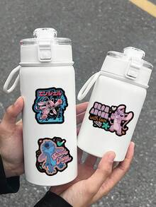 90 張可愛卡通縫線裝飾貼紙適用於吉他、滑板、頭盔和筆記本,防水 Diy - 彩色 - 查看 2