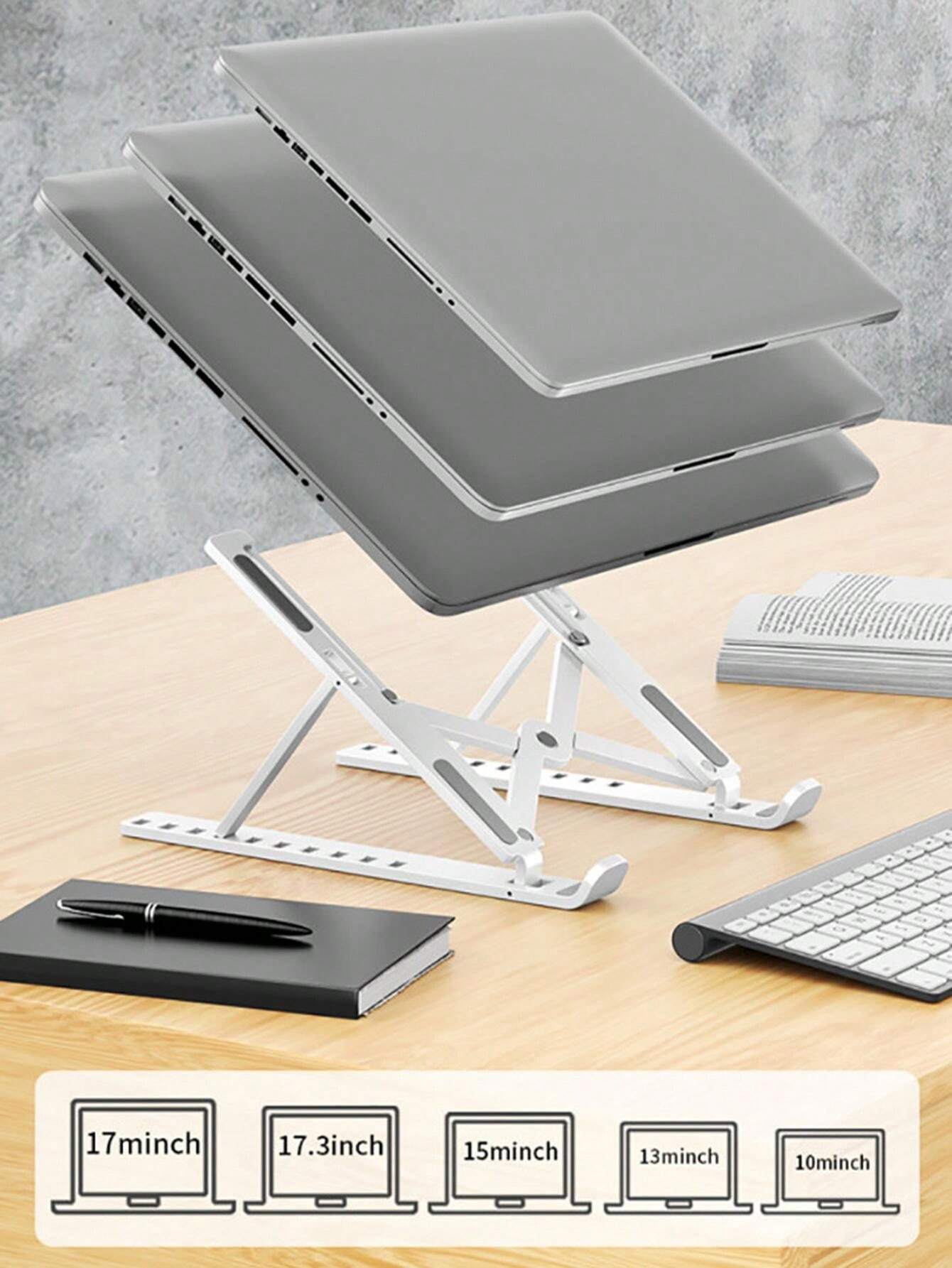 Soporte Para Portátil Ajustable (10 Niveles) - Ligero Y Antideslizante