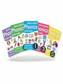 ĐỌC VÀ LÀM CHỦ Phonics Flash Cards - Công cụ học tập cho tiếng Anh Phiên âm tự nhiên Trường học, Học sinh, Văn phòng phẩm, Đồ dùng học tập - Nhiều màu - Xem 5