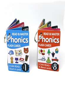 ĐỌC VÀ LÀM CHỦ Phonics Flash Cards - Công cụ học tập cho tiếng Anh Phiên âm tự nhiên Trường học, Học sinh, Văn phòng phẩm, Đồ dùng học tập - Nhiều màu - Xem 7