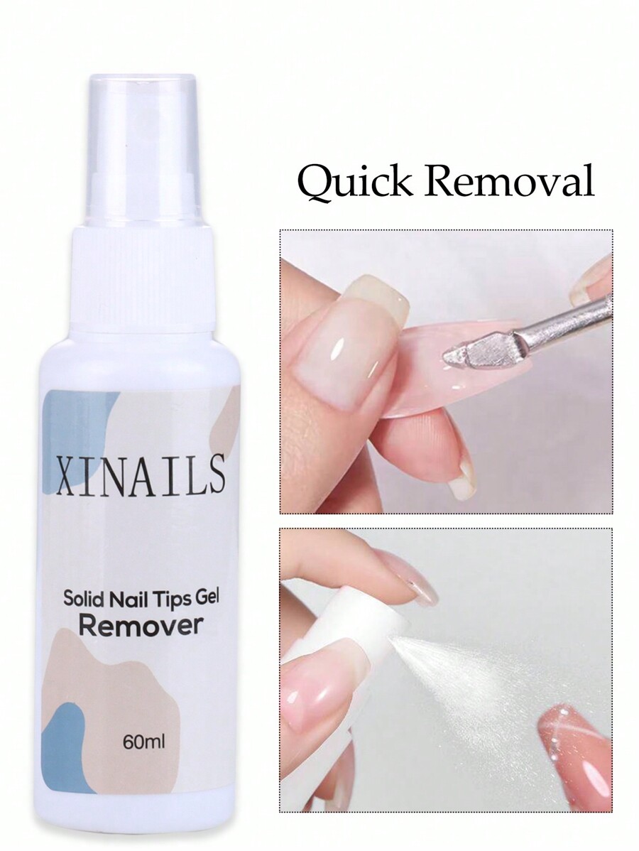 60ml Nail Glue Remover For Press On Nails Solid Nail Glue Gel False
