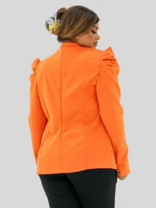 Women Blazers - 亮橙色 - 查看 10