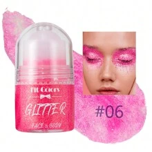 Fit Colors 8色閃閃發亮的舞臺妝容、彩繪和眼影適用的閃粉凝膠 - 06# - 查看 1