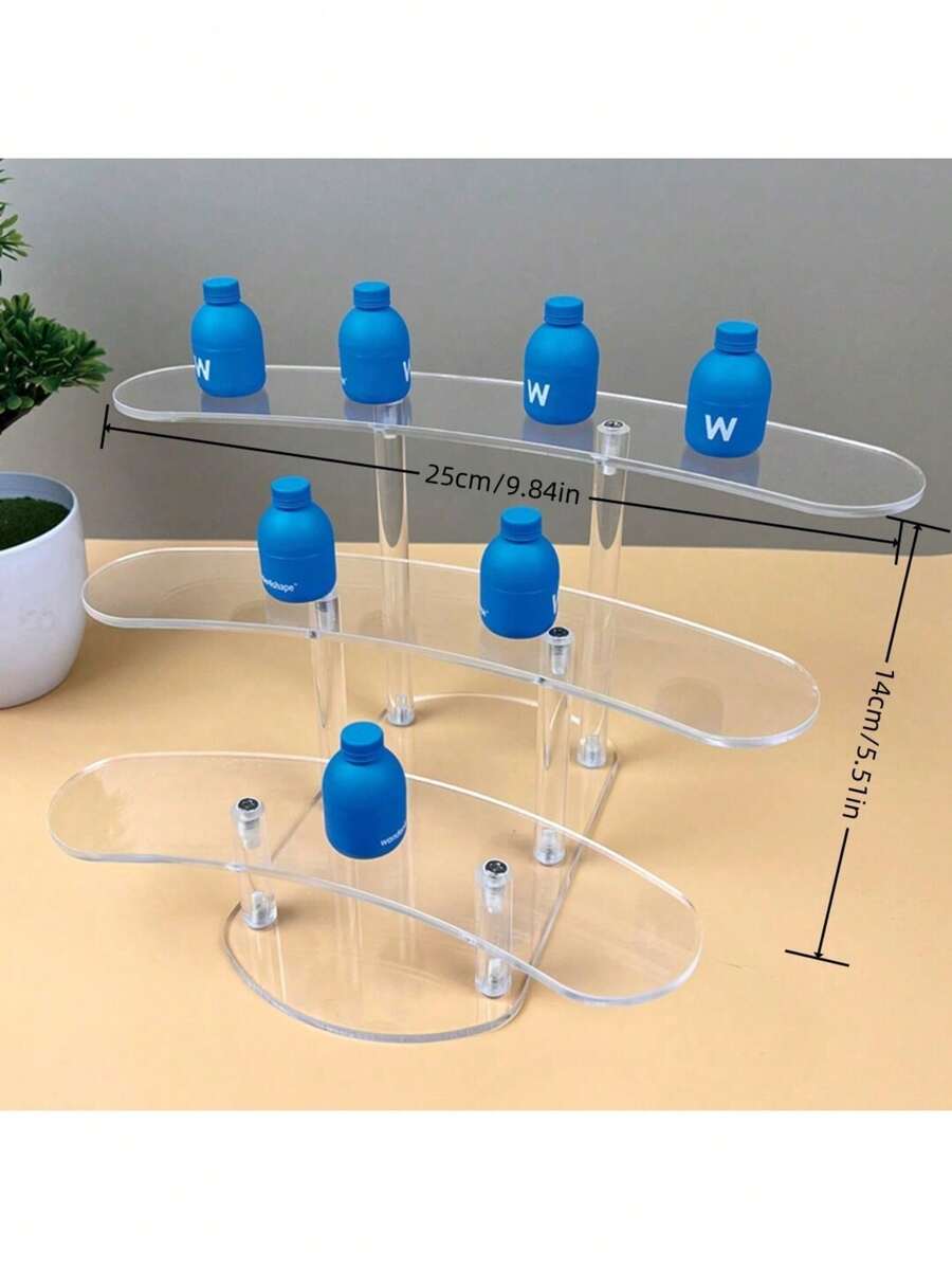 Acrylic Cake Stand Transparent Round Dessert Display Tray MultiLayered