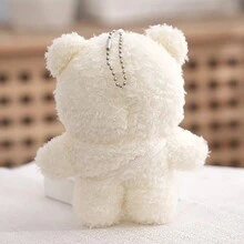 1pc Cartoon Doodoo Face Teddy Plush Pendant Bag Decorations Stuffed Toy - Multicolor - View 6