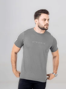 Men T-Shirts - 灰色 - 查看 1