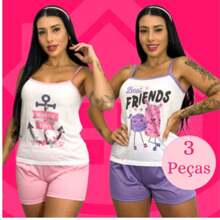 Women Pajama Sets - 彩色 - 查看 2