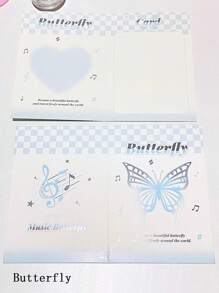 10PCS Korean Ins Fashion Cute 3-Inch Photo Card Back Card Foldable Card Holder Original Ins Folding Card Packaging Material Card Set Card Delivery Message Card Gift Packaging Card Greeting Card Campus Supplies Student Stationery,Funny,Gift Card Back To School,Valentine,Wedding,Mother's Day,Mom's Gift,Back To School,School Supplies - Multicolor - View 18